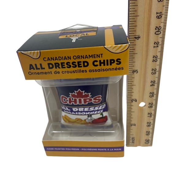 Main and Local Canadian All Dressed Chips Christmas Ornament - Picture 4 of 6
